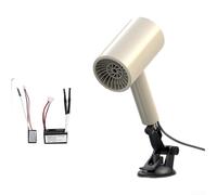Chauffage de voiture portable 12 V avec chauffage, purificateur d'air à ions négatifs intégré, double réglage de vitesse et dégivrage pour une utilisation en véhicule (purification de l'air D)