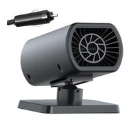 Chauffage de voiture portable 12 V - Dégivreur de pare-brise automobile | Désembuage des voitures | Désembueur de véhicules avec ventilateur - Chauffage de voiture 2 en 1 avec ventouse - Pour fenêtre