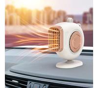 Chauffage de voiture portable 12 V - Désembueur de voiture - Chauffage rapide - Désembuage - Pour toutes les voitures - Blanc 24 V