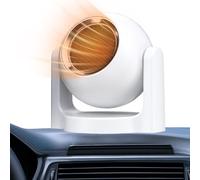 Chauffage de Voiture Portable - 12V Accessoires de Véhicule Silencieux - Petit Chauffage Espace Dégivreur Voiture | Pour SUV RV Berline Voyage Hivernal Conduite par Temps Froid Hommes Femmes