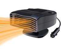 Chauffage de voiture portable, rotatif à 360 °, ventilateur de voiture 2 en 1, pour un dégivrage rapide de la vitre de voiture, prise dans l'allume-cigare (24 V)