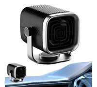 Chauffage de voiture - Ventilateur de dégivreur de véhicule 2 en 1, système de chauffage et de refroidissement rapide à brancher avec angle réglable, conception compacte portable pour un air chaud rap