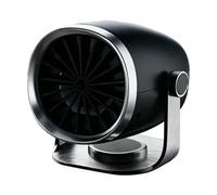 Chauffage de voiture - Ventilateur de dégivreur de véhicule 2 en 1, système de chauffage et de refroidissement rapide à brancher avec angle réglable, conception compacte portable pour un air chaud rap