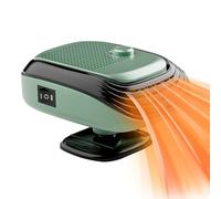 Chauffage de voiture, ventilateur de pare-brise automobile, dégivreur de voiture 120 W, désembuage de voiture avec chauffage et refroidissement 2 en 1, chauffage de voiture qui se branche sur