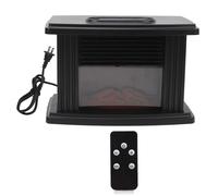 Chauffage D'espace Conception De CheminéE RéAliste 1000w Affichage De La TempéRature Led Ptc Chauffage Rapide Portable Pour La Maison Chambre Bureau Prise AméRicaine 110v