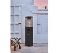 Chauffage d'extérieur - Create - Fire Round Heater - Gaz 8kW - Flamme réglable - Sécurité anti-basculement