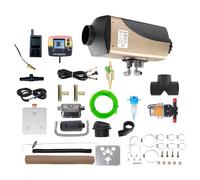 Chauffage diesel 12 V 7 kW, chauffage eau-air tout-en-un avec écran LCD et télécommande bidirectionnelle, préchauffage du moteur, chauffage de nuit diesel 12 V pour camping-car, bateaux, camions