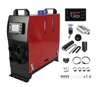 Chauffage diesel 5 kW 24 V, kit de chauffage de stationnement portable tout-en-un avec silencieux, écran LCD et télécommande pour camping-cars, magasins, maisons, camping-cars, bateaux, SUV, garages