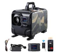 Chauffage diesel SucceBuy 8KW 12V/24V tout-en-un avec contrôle par application Bluetooth, télécommande et écran d'affichage, alarme CO, chauffage diesel portable horizontal pour véhicules et garages