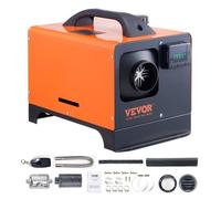 Chauffage Diesel Tout-en-Un -VEVOR - 12V 8kW 0,16-0,62L/h Réchauffeur d'Air Diesel LCD et Télécommande Auto