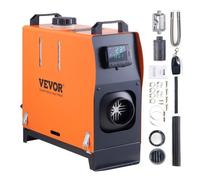 Chauffage Diesel - VEVOR - 12V 5kW 0,16-0,52L-h Réchauffeur d'air Tout-en-Un Écran LCD Télécommande
