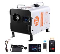 VEVOR Chauffage diesel 5–8 kW Tout-en-un 12/24V Bluetooth, télécommande, écran d'affichage, alarme CO