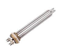 Chauffage DN40 220V / 380V 3kw 4.5kw 6kw 9kw 12kw Tuyau de chauffage Élément chauffant de chauffage d'eau avec 1,5 "BSP Fil de 47mm(6KW L260MM)