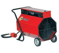 Chauffage électrique 15kW triphasé air pulsé SOVELOR mobile C15