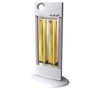 Chauffage Électrique à Charbon Oscillant 2 Puissances 500/1000W Avec Socle