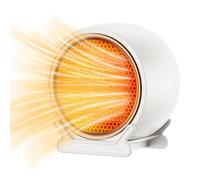 Chauffage électrique à faible consommation, radiateur soufflant en céramique 1200 W/2000 W, mini radiateur électrique portable 220 V, chauffage rapide PTC, pas de lumière et faible bruit, 2 modes - Bl