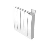 Radiateur électrique fixe à inertie sèche horizontal MANAO en céramique 1000W - thermostat digital LCD - Blanc - VOLTMAN