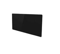 Chauffage électrique céramique - verre trempé - 1000W - noir - Voltman