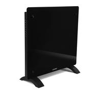 Chauffage électrique de luxe - Convecteur - Panneau en verre - 1000W Premium - Noir | Commande manuelle et Wi-Fi incl.