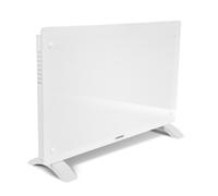 Chauffage électrique de luxe - Convecteur - Panneau en verre 2000W Premium - Blanc | Commande manuelle et Wi-Fi incl.