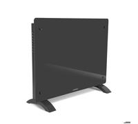 Chauffage électrique de luxe - Panneau en verre 1500W Premium - Gris | Commande manuelle et Wi-Fi incl.