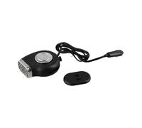 Chauffage électrique de voiture 12 V 150 W avec fonction désembuage et dégivrage, ventilateur portable pour enlever le givre du pare-brise et le confort des passagers arrière par temps froid (12 V