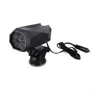 Chauffage électrique de voiture 150 W 12 V pour désembuage pare-brise dégivrage avec ventouse réglable et positionnement sur le tableau de bord