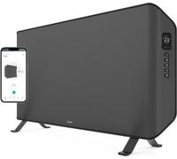 Duux Edge 1500W Radiateur Electrique Gris - Convecteur pour Salle de Bain - Radiateur Electrique Mural - Convecteur avec 2 Niveaux de Chauffage - Radiateur Électrique Basse Consummation