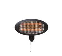 Chauffage électrique FAVEX Fano - 2000 W - A fixer - 3 positions de chauffe - L 50 x P 16 x H 36 cm - Noir