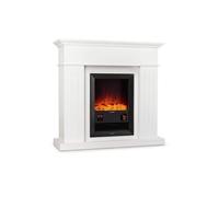 Chauffage électrique - Klarstein Kamini FXL - Fausse cheminée - 1000/2000W - Eclairage LED 2W - Blanc Blanc G