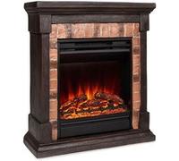 Klarstein Cheminée électrique Beerenberg 1800 W Chauffage 10 à 30 °C Télécommande