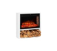 Chauffage électrique - Mauna Loa - Fausse cheminée - 1000/2000W - Télécommande - Blanc