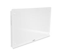 Panneau rayonnant en verre 2000W - 24m2 - Commande manuelle et Wi-Fi - Thermostat réglable et minuterie - Blanc