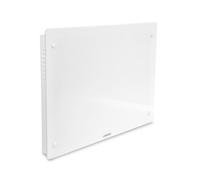 Chauffage électrique - Panneau en verre1500W - 18m2 - Commande manuelle et Wi-Fi - Thermostat réglable et minuterie - Blanc