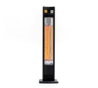 Chauffage Électrique Portable Infrarouge Fibre Carbone 2000W Intérieur et Extérieur Kekai 17,2x7,4x102 cm Télécommande incluse