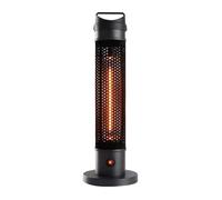 Chauffage Électrique Portable Infrarouge Fibre de Carbone pour Intérieur et Extérieur 1000W Kekai 20x20x61 cm