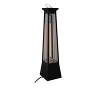 Chauffage Électrique Portable Infrarouge Fibre de Carbone pour Intérieur et Extérieur 2000W Kekai 20x20x78 cm