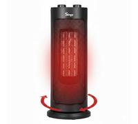 Chauffage électrique SIRGE ScaldaCi 2000 W | Chauffage soufflant oscillant avec thermostat