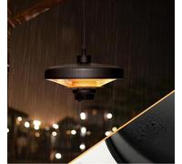 Chauffage Électrique Suspendu - RELAX4LIFE - 2000 W - Infrarouge - IP65 Etanche - Protection Contre la Surchauffe - Télécommande