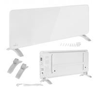 Chauffage électrique SYDNEY 2000W - Protection IP24 - Thermostat réglable - Élément chauffant puissant en forme de X - Deux modes de fonctionnement - Mural ou autoportant - Trois puissances au choix