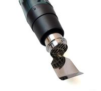 Chauffage en acier inoxydable pour buse, 35 mm de diamètre inférieur à air chaud électrique pour pointe, accessoire de soudure haute résistance pour emballage rétractable et travaux manuels, (C)