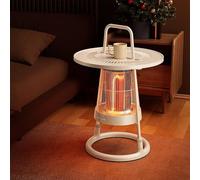 Chauffage en fibre de carbone 1000 W avec plaque chauffante, idéal pour réchauffer café, lait, thé, sécher le linge, cuire pommes de terre, oranges, triple protection, économie d'énergie à f