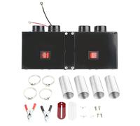 chauffage et dégivrage de voiture 500W 12V avec 4 sorties d'air - chauffage de l'air, purification de l'air et dégivrage des vitres