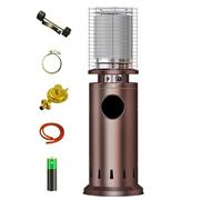 Chauffage Gaz Parasol Chauffant Gaz Exterieur Aucune Alimentation Électrique Requise Flamme Réglable 45 X 45 X 126 Cm Allumage par Impulsion
