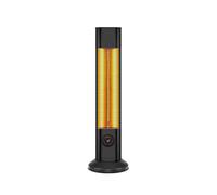 Chauffage halogène 2000W avec télécommande PURLINE HEATY EX2000 CA 30x105x30 cm Noir