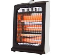 Chauffage halogène 800W deux puissances et faible consommation PURLINE HEATY QU 800 Noir Blanc G