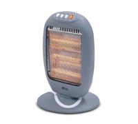 Chauffage halogène oscillant 1200W - 3 positions, Oscillant