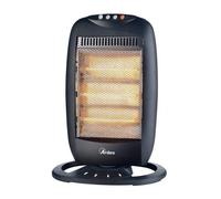 Stufa alogena oscillante 3 livelli 1200W nera Ardes AR454B riscaldamento rapido