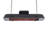 Chauffage Infra-Rouge De Plafond Vintage Sombre 2500W Chauffage De Terrasse