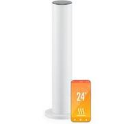 Chauffage infrarouge Blumfeldt SmartFlow Tower - Radiateur 700 W, 360° de chaleur, Contrôle WiFi G